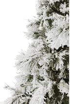 Joedot Unlit 6.5' Flocked Snowy Pine Artificial Christmas Tree