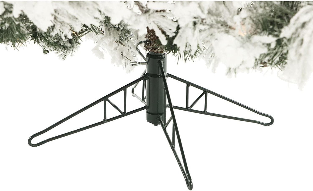 Joedot Unlit 6.5' Flocked Snowy Pine Artificial Christmas Tree