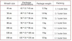 Christmas Wreath Door Hanging Decoration, Festive Party Decoration, 50/60/80/100/120/150cm (Size : 100cm)