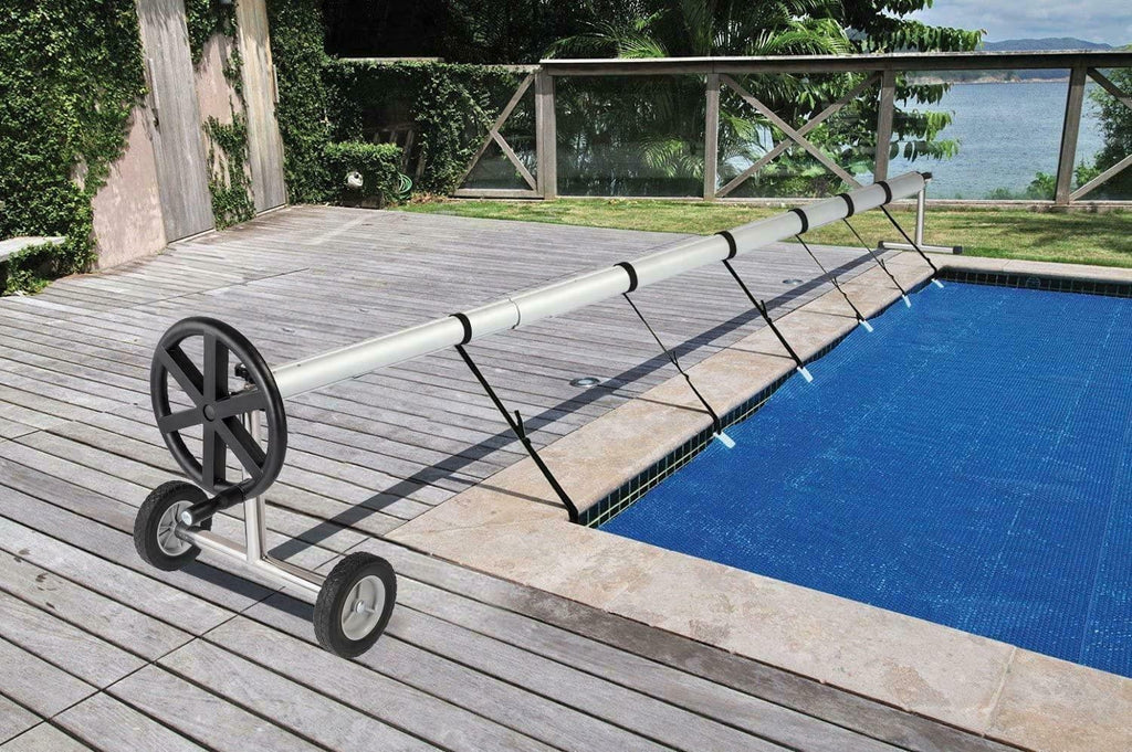 21 ft pool cover reel aluminum solar swimming inground cover blanket reel