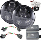 Eagle Lights 7" Round LED Generation III - Black - Jeep Wrangler - Double Pack