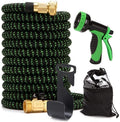 ZLSP Hose Nozzle Garden 8 Adjustable Patterns Hose Spray Gun Pressure Spray Nozzle, Hose Gun for Garden, Watering Lawn, Car Washing, Cleaning, Pets Wash Garden Hose (Size : 10m)