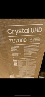samsung tu7000 un70tu7000fxza 70" led 4k smart tv - titan gray