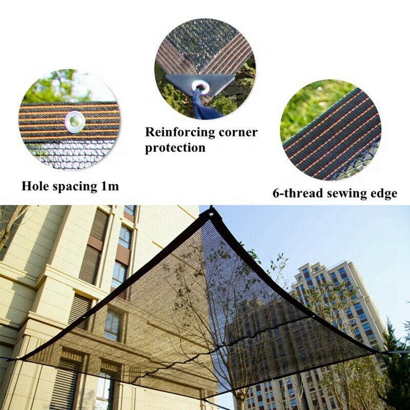 swimming pool cover black 3 pin anti uv sunshade net shading rate 50-55%