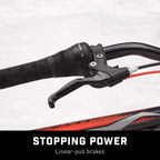 Mongoose Status 2.2 Mens and Womens Mountain Bike, 26-Inch Wheels, 21-Speed Shifters, Aluminum Frame, Front Suspension,a Black/Red