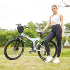 VIVI Folding Electric Bike,350W Ebike 26inch Electric Mountain Bicycle Lightweight E-Bike,Electric Bicycles for Adults &amp;Men&amp;Women, with  21 Speed Gears