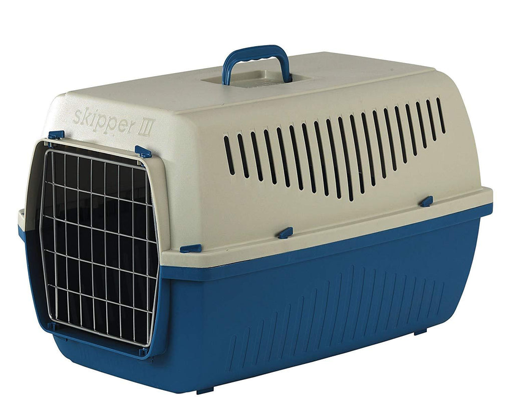 Marchioro Skipper 3F Pet Carrier, Large, Tan/Blue