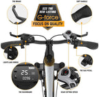 Electric Bike for Adults 48V 20Mph Brushless Motor SHIMAMO 7 Speed Lithium Battery 26" 2.0“ Tire Bike Mountain Ebike