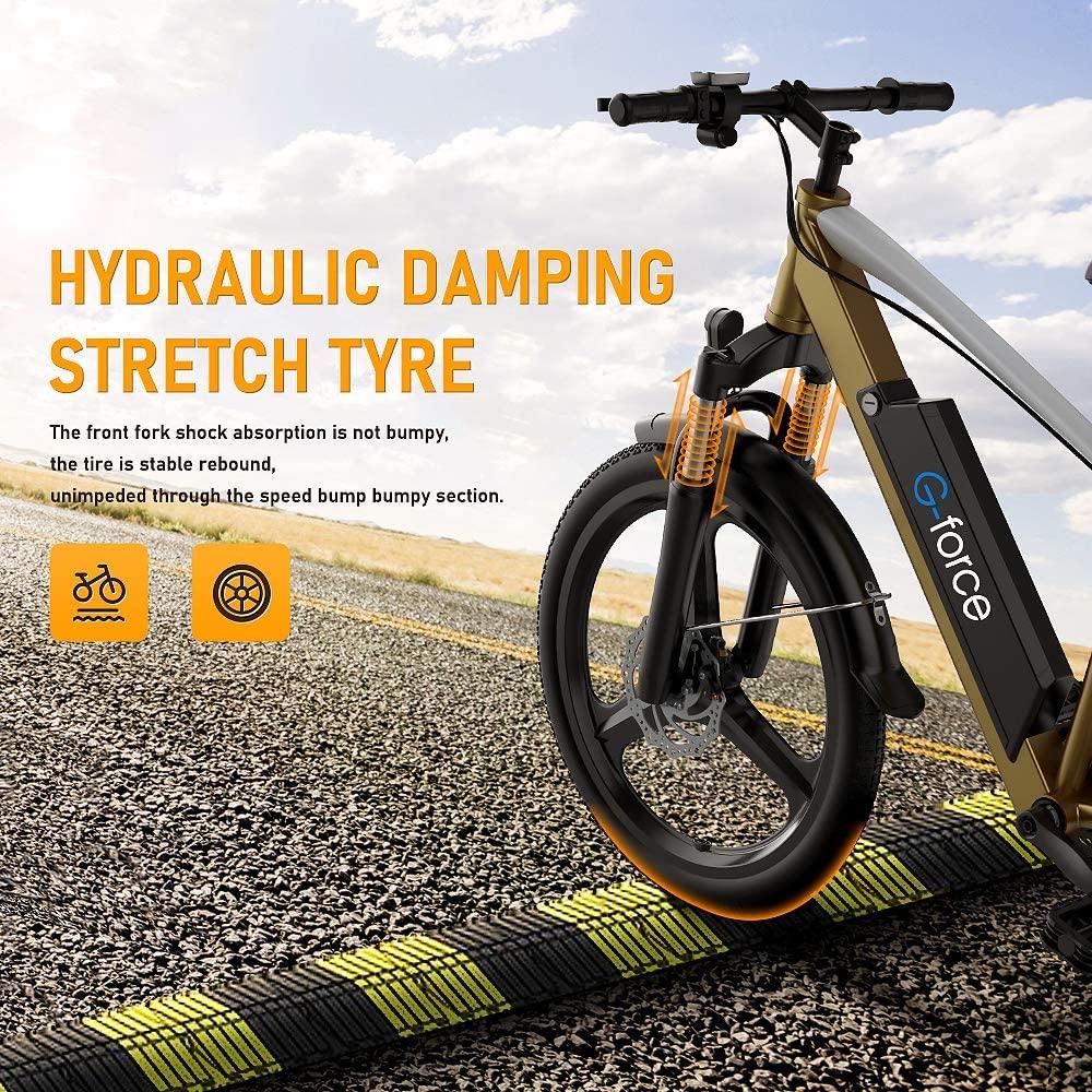 Electric Bike for Adults 48V 20Mph Brushless Motor SHIMAMO 7 Speed Lithium Battery 26" 2.0“ Tire Bike Mountain Ebike
