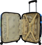 Palm Tree Hardside 2-Piece Carry-On Spinner Luggage Set, One_Size