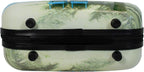 Palm Tree Hardside 2-Piece Carry-On Spinner Luggage Set, One_Size