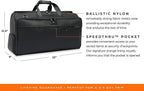 Garment Duffle Bag, Black