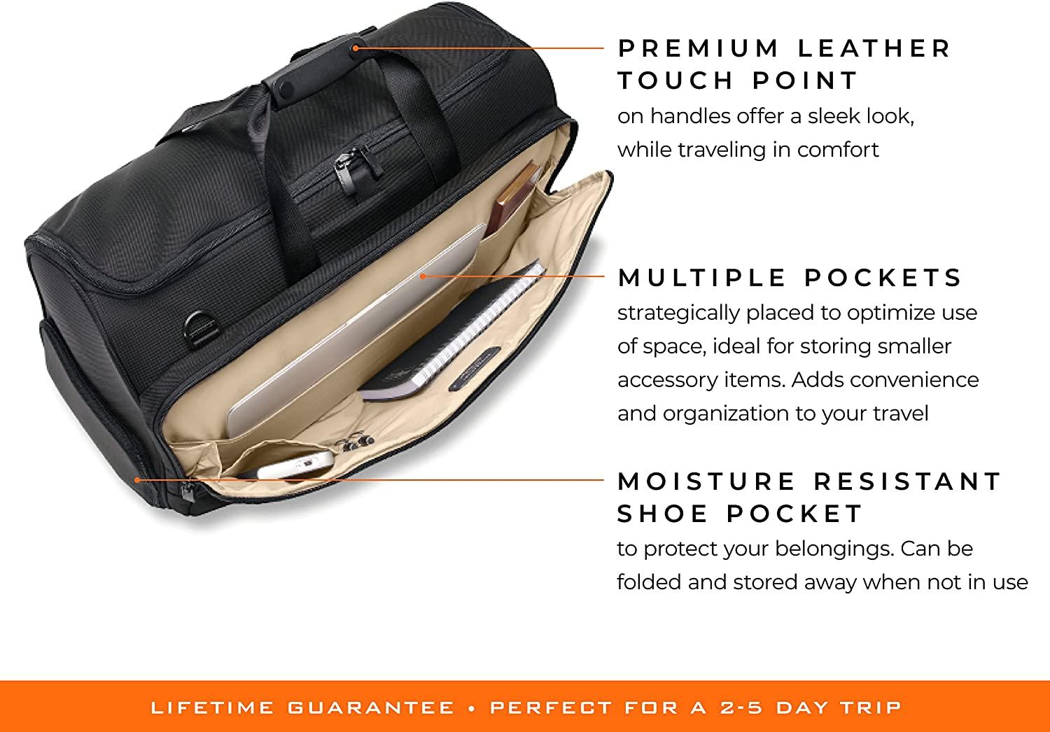 Garment Duffle Bag, Black