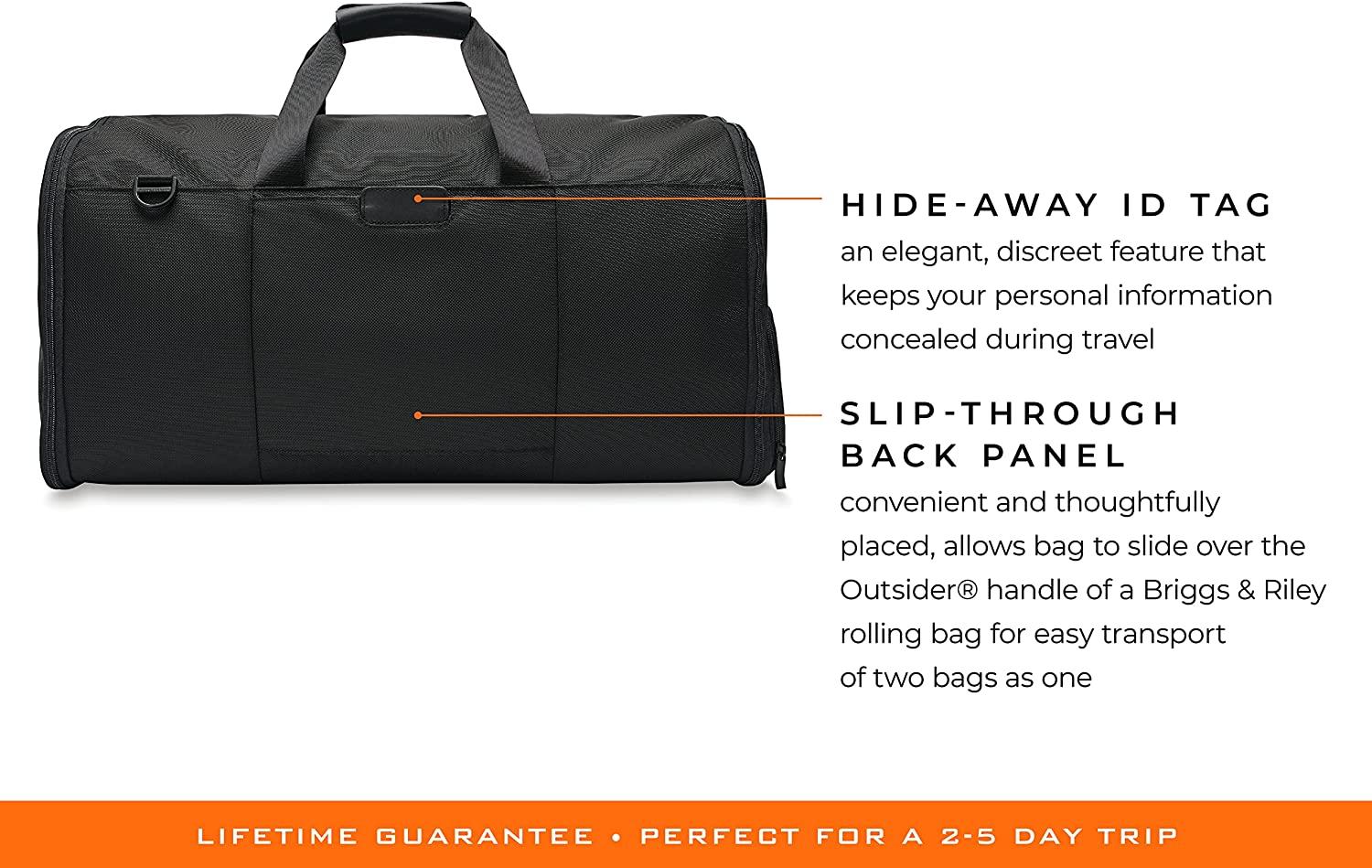 Garment Duffle Bag, Black