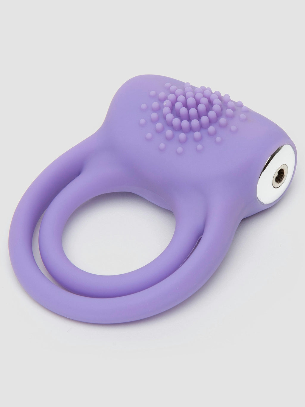 Lovehoney Luxury 12 Function Rechargeable Silicone Love Ring, Purple
