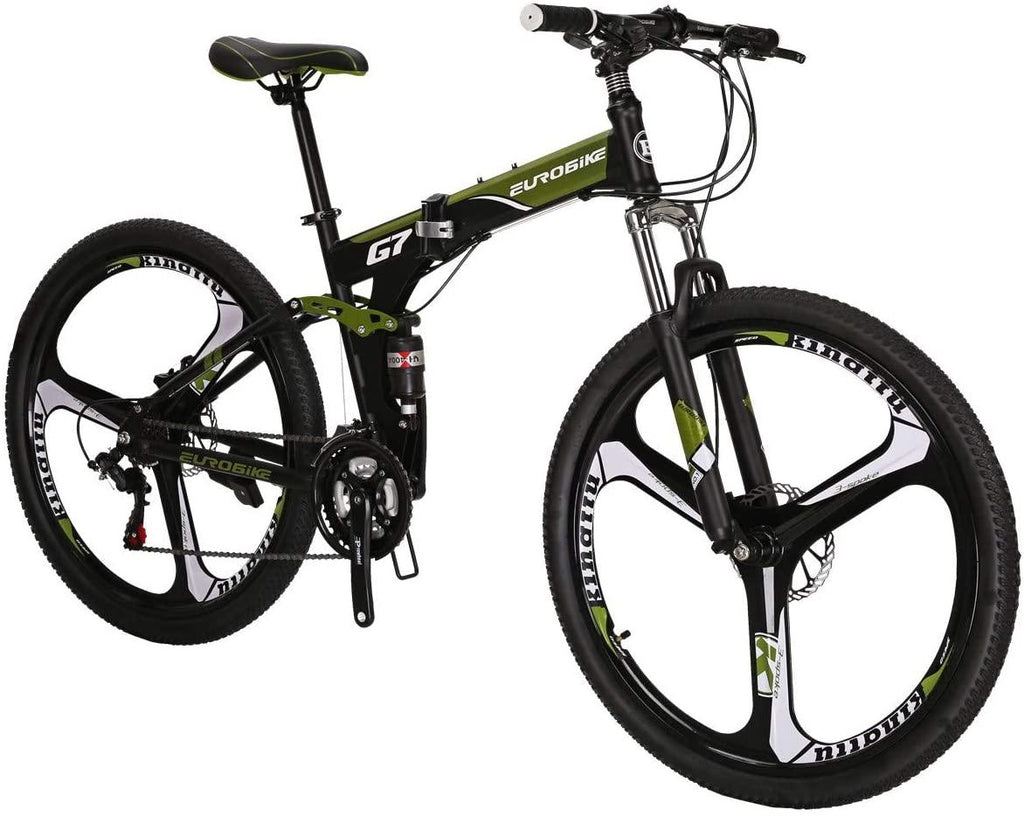 Eurobike Mountain Bikes G7 Bicycle 27.5-Inch Bike Folding Bike