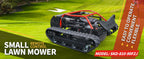 Remote-Controlled Lawnmower, 9HP Tracked Lawnmower, 22-Inch Mowing Width, Remote Start/Stop Control, Suitable for Farms, Gardens, Riverbanks, Lawns