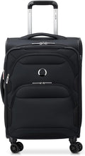 Sky Max 2.0 Softside Expandable Luggage with Spinner Wheels, Black, Carry-on 21 Inch