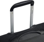 Sky Max 2.0 Softside Expandable Luggage with Spinner Wheels, Black, Carry-on 21 Inch