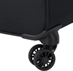 Sky Max 2.0 Softside Expandable Luggage with Spinner Wheels, Black, Carry-on 21 Inch