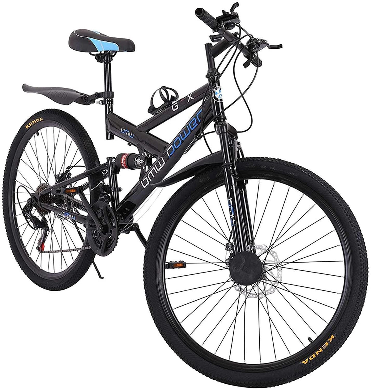 Mountain Bike for Adults, 2021 26 Inch Men and Women Mountain Bikes Carbon Steel 21 Speed Bicycle MTB Bike K-Type Shock-Absorbing Double Disc Brake (Stock in US)