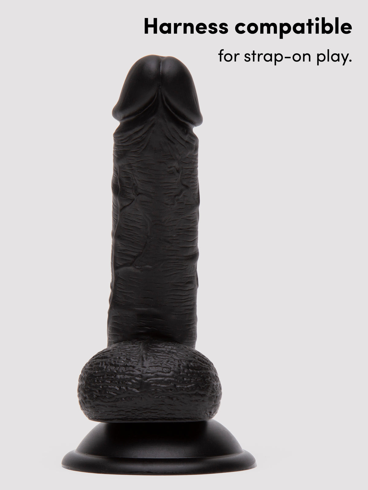 Lifelike Lover Classic Realistic Dildo 6 Inch, Black | Black