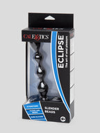 12 Function Rechargeable Bendable Vibrating Anal Beads, Black