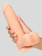 Doc Johnson The Perfect D Dual-Density Girthy Realistic Dildo 7.5 Inch, Flesh Pink | Flesh Pink