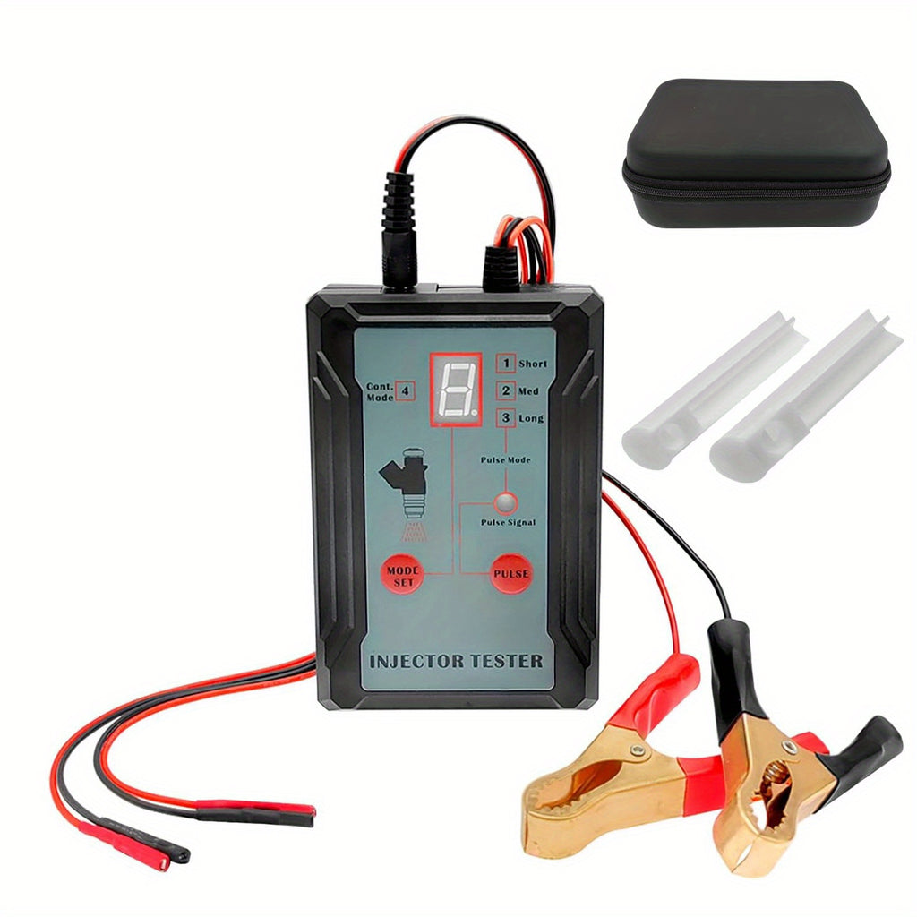 Fuel Injector Tester And Adapter For Diagnosis Cleaning Of Injectors DIY Cleaning Tool Kits Switchable Short-circuit Protection