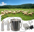 huidazhou 14l goat milking machine,portable pulsation vacuum pump goat milker livstock milking machine, cow milking machine electric, automatic portable livestock milking equipment