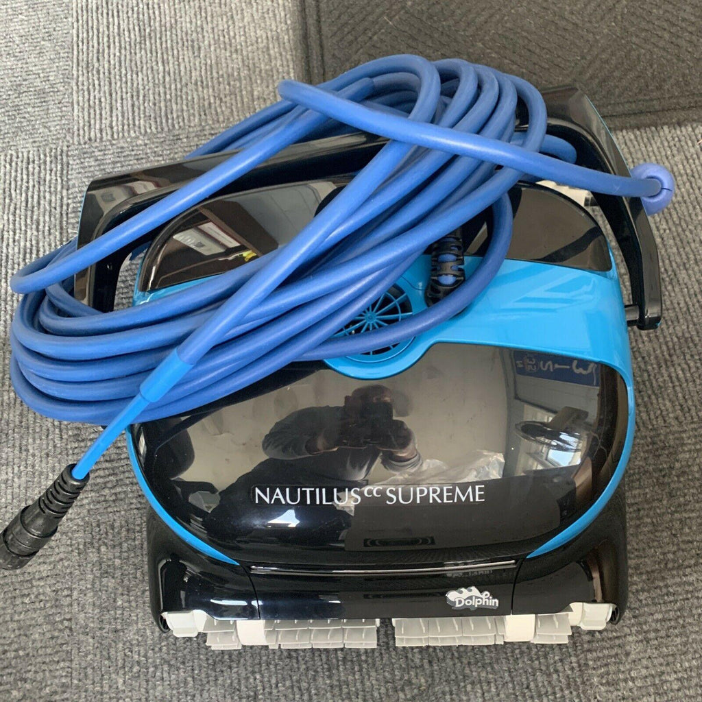 nautilus cc supreme dolphin maytronics robotic pool cleaner new!!!!!