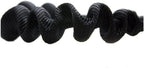Fusion Tactical 6ft 72"x1" Internal Elastic Bungee Military Police Personal Retention Helo Lanyard with Kong Frog Snap Shackle 23kN Black