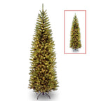 7 ft. PowerConnect Kingswood Fir Slim Artificial Christmas Tree with Dual Color LED Lights