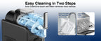 Slushie Machine & Ice Cream Maker Machine 2-IN-1, 6 Modes for Smoothies, Milkshakes, Cocktails, Margarita, and Ice Cream, No Ice Needed, Self-Cleaning, For Home Use
