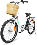 Trekpower City Electric Bike Ebike, 22 Inch Electric Bicycle with 36V 10Ah Removable Lithium Battery, Electric Bikes for Adults with 250W Motor