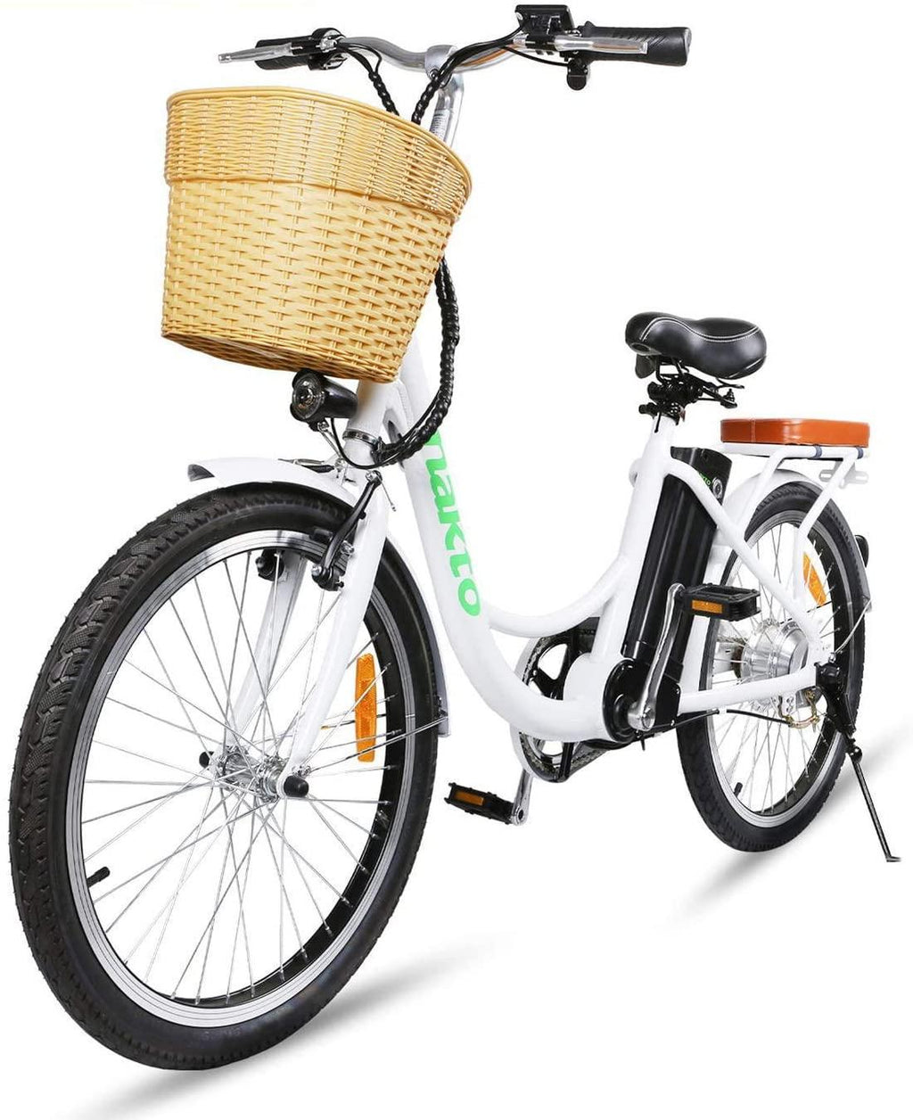 Trekpower City Electric Bike Ebike, 22 Inch Electric Bicycle with 36V 10Ah Removable Lithium Battery, Electric Bikes for Adults with 250W Motor