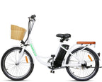 Trekpower City Electric Bike Ebike, 22 Inch Electric Bicycle with 36V 10Ah Removable Lithium Battery, Electric Bikes for Adults with 250W Motor