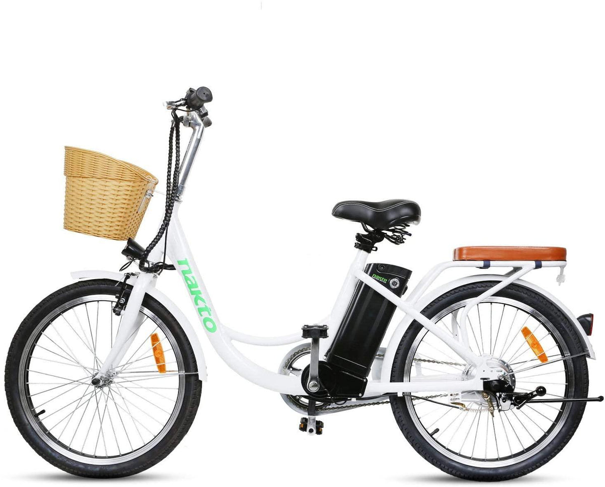 Trekpower City Electric Bike Ebike, 22 Inch Electric Bicycle with 36V 10Ah Removable Lithium Battery, Electric Bikes for Adults with 250W Motor