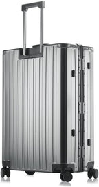 Luggage, Aluninum Hardside Suitcase With TSA Lock (Grey, 29 inch Check-In Large)