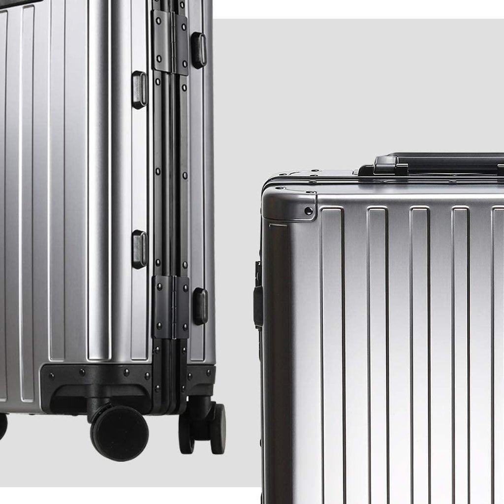 Luggage, Aluninum Hardside Suitcase With TSA Lock (Grey, 29 inch Check-In Large)