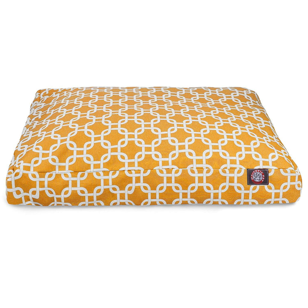 Majestic Pet Gray Links Medium Rectangle Indoor Outdoor Pet Dog Bed with Removable Washable Cover Products