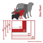 Majestic Pet Gray Links Medium Rectangle Indoor Outdoor Pet Dog Bed with Removable Washable Cover Products