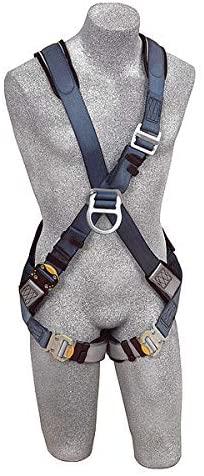Exofit Cross-Over Style Climbing Harness,S 420 lb.