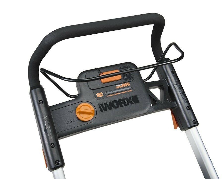 WG774 56V 20" Cordless Electric Lawn Mower with Intellicut & Mulch Plug
