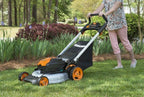 WG774 56V 20" Cordless Electric Lawn Mower with Intellicut & Mulch Plug