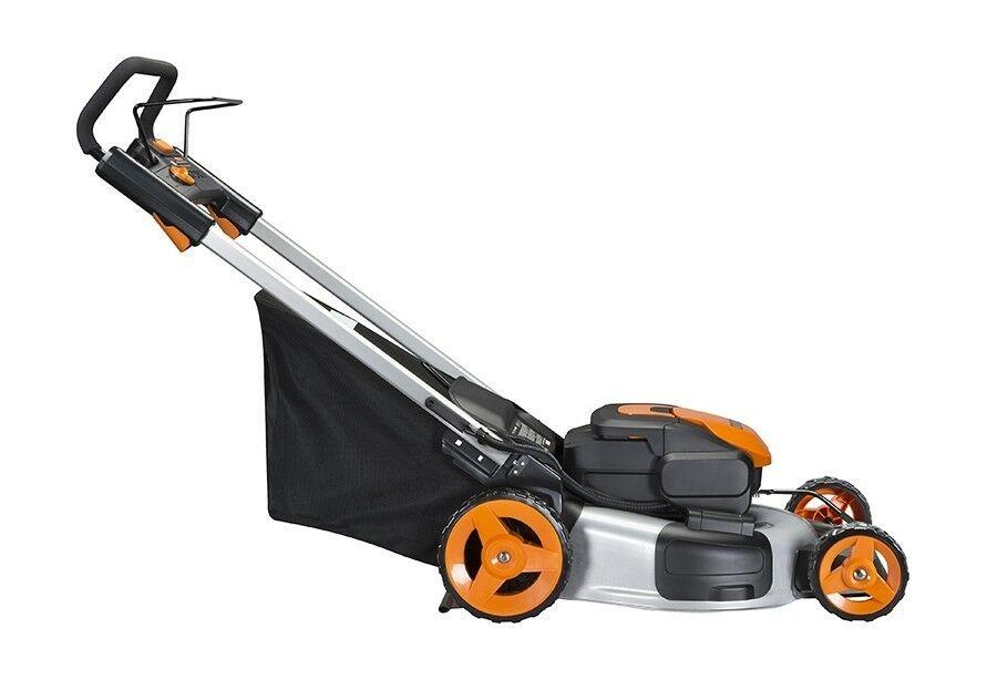 WG774 56V 20" Cordless Electric Lawn Mower with Intellicut & Mulch Plug