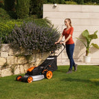 WG774 56V 20" Cordless Electric Lawn Mower with Intellicut & Mulch Plug