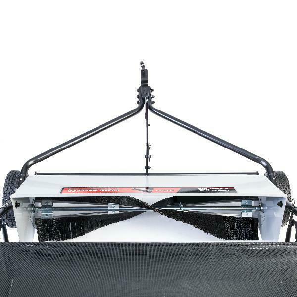Ohio Steel Lawn Sweeper 50" width 26 cu. ft. Capacity Hopper Adjustable Hitch