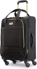 Belle Voyage Softside Luggage with Spinner Wheels, Black, 21"
