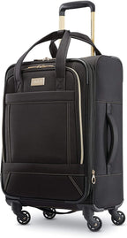Belle Voyage Softside Luggage with Spinner Wheels, Black, 21"